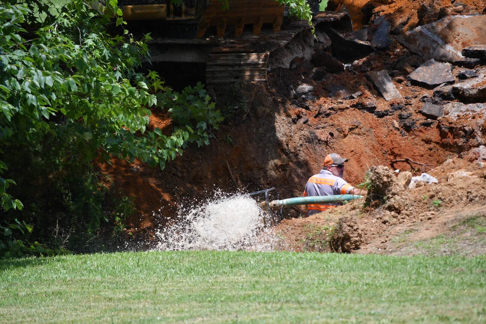 Water main burst in Ripley Tippah News
