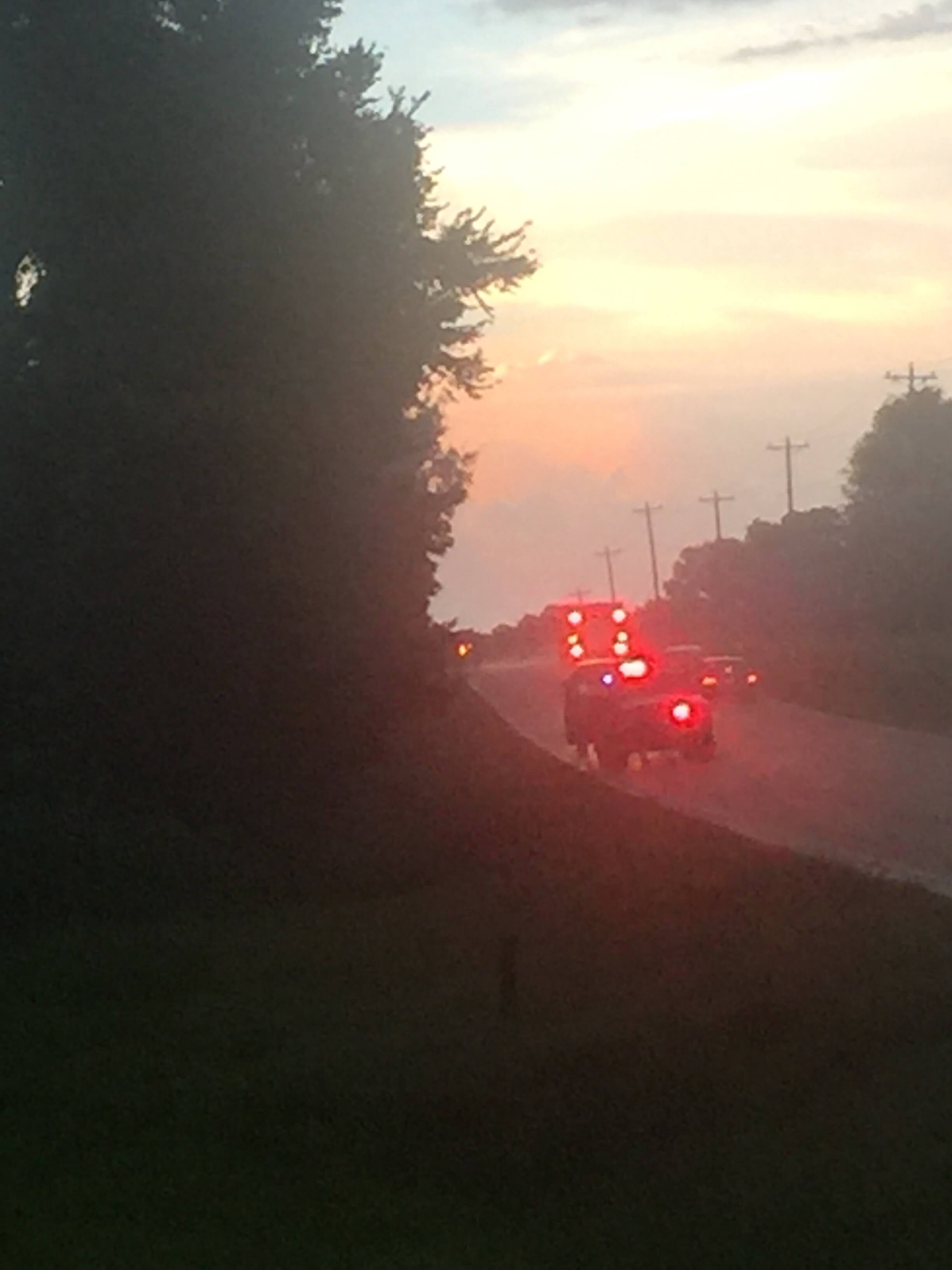 Breaking: accident north of Ripley. Fire detected. Multiple emergency ...