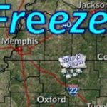 Snow/freezing rain reported in Tippah County with threat increasing until 10 pm