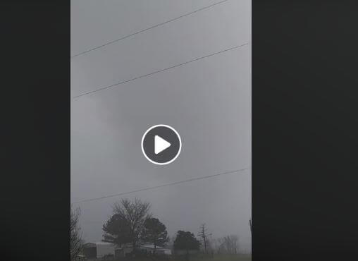 Team from National Weather Service in Tippah County determing strength of storm
