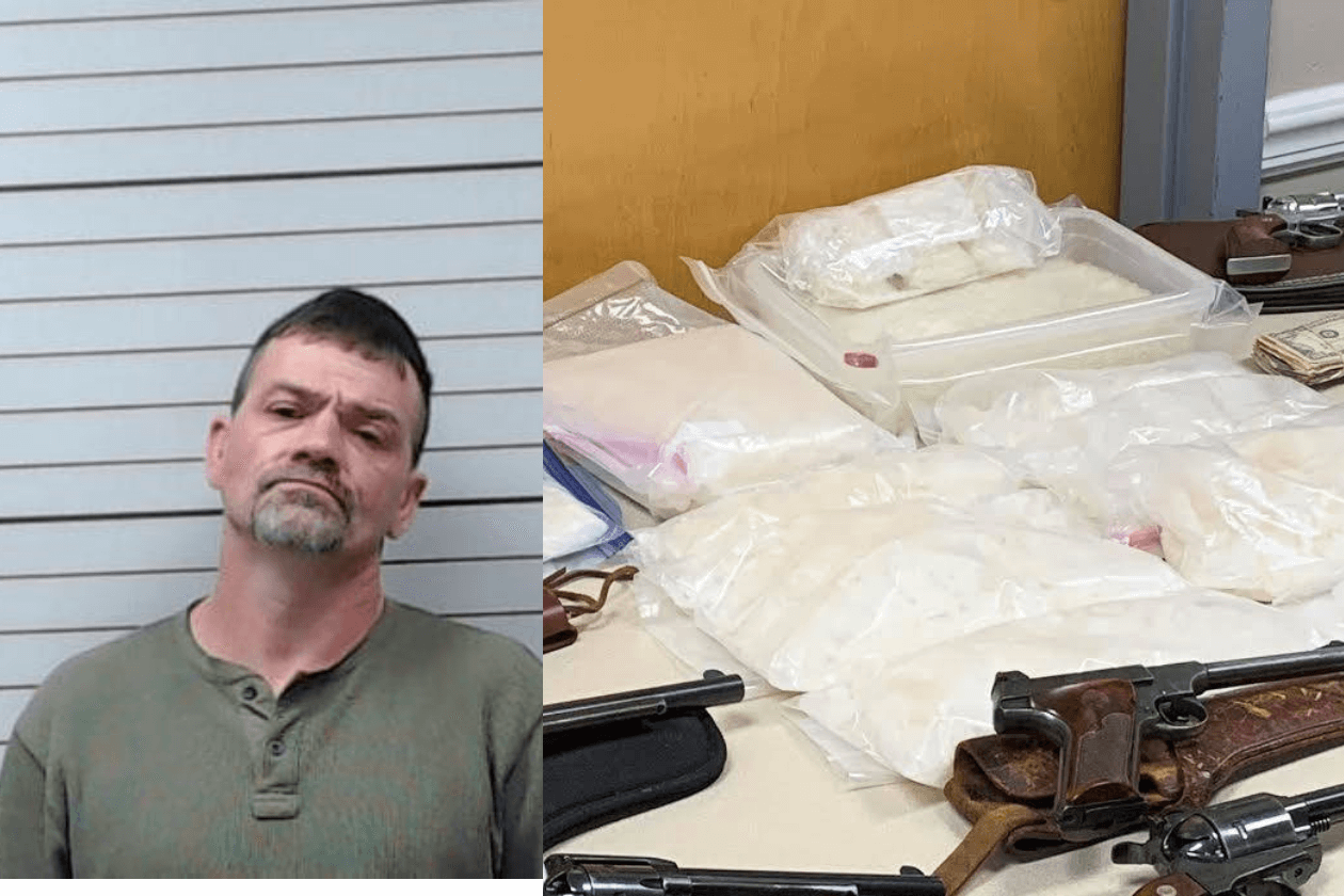 Police in North MS arrest man with 10 pounds of meth and multiple firearms
