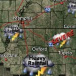 Severe weather, extreme rainfall, damaging wind and possible tornado in forecast