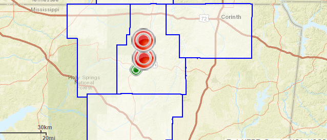 Over 2000 in Tippah County without power from Falkner to Blue Mountain