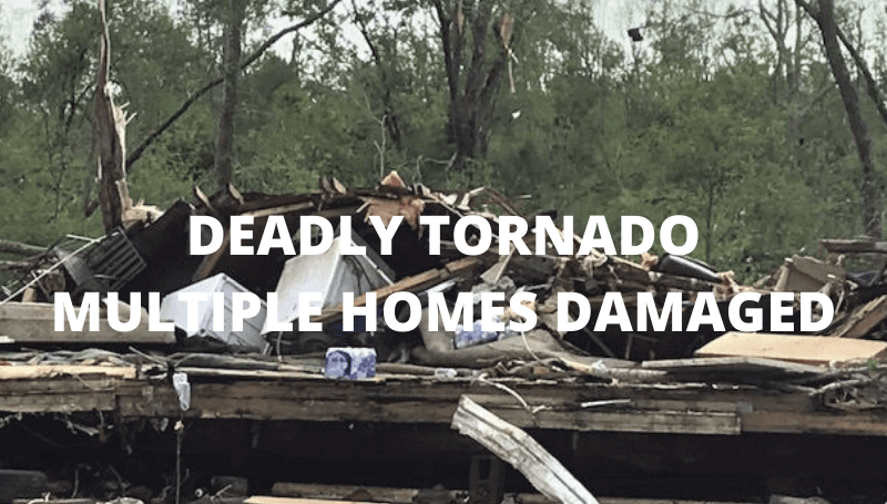 One storm related death, multiple homes damaged during Sunday tornado in Mississippi