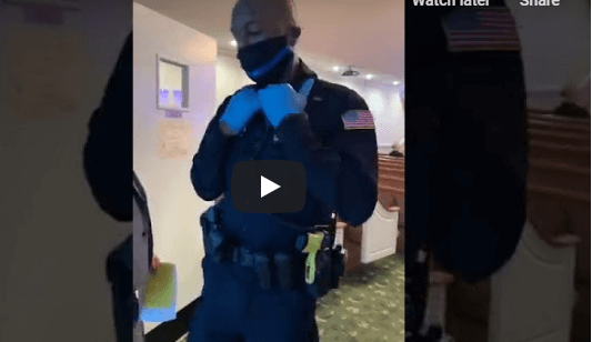 VIDEO: Police come to shut down Mississippi church on Easter Sunday