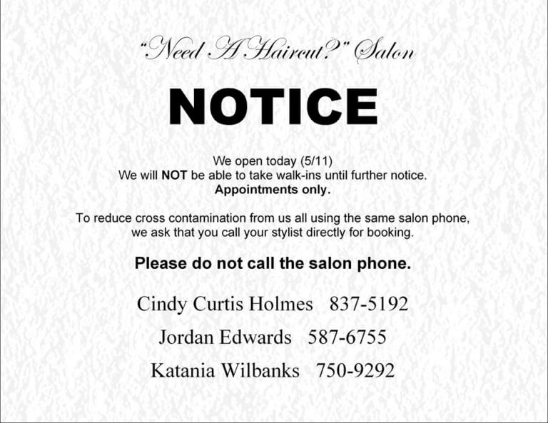 Local salon reopens and has new rules in place for sanitation and