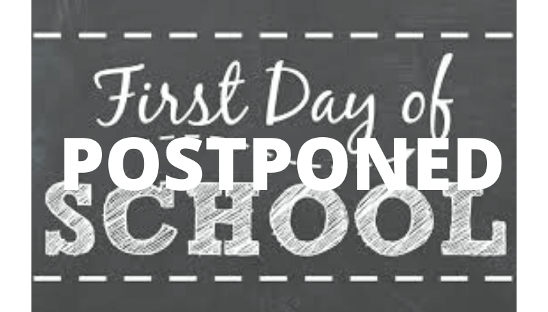 One of the largest school districts in the state postpones the first day of school
