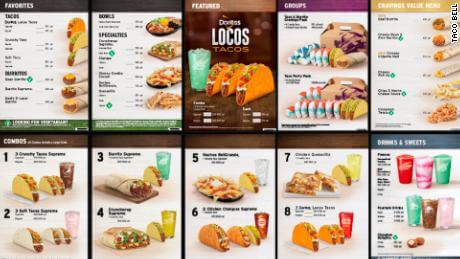 Taco Bell Removing Multiple Items from Menu