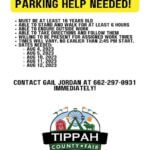 Tippah County Fair Grounds needs help with parking attendants