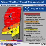 Mississippi prepares for winter weather with forecast of freezing rain and snow Winter weather is on the way and we are monitoring conditions closely