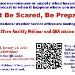 NWS Lincoln Illinois to Host Free Webinar on Storm Anxiety Storm anxiety is real, and we get it