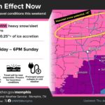 Mid-South issues winter and ice storm warnings amid sleet forecast Photos from US National Weather Service Memphis Tennessee's post