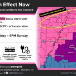 National Weather Service issues winter storm and ice storm warnings We have upgraded to a Winter Storm Warning and an Ice Storm Warning