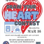 Mississippi announces 'Draw Your HeART' student art contest for 2026 It's Inspire Your Heart Art Day so what better day to announce our 2026 "Draw Your HeART" contest?