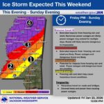 Mississippi Prepares for Ice Storm Expected This Weekend Photos from Mississippi Emergency Management Agency's post