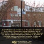 Northeast Mississippi Community College cancels in-person classes amid winter weather Due to hazardous conditions in the area, all Northeast Mississippi Community College campuses will b