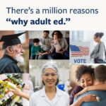 Adult Education Students Show Courage in Seeking Help If you were to ask any two students in an adult education classroom what their reason for being ther