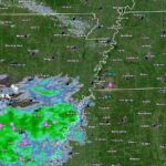 Winter Weather Update: Sleet, Snow, and Possible Freezing Rain in Mississippi Radar update - 855 PM, Friday (Jan 23, 2026)