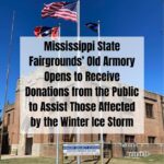 Mississippi State Fairgrounds Armory Opens for Storm Relief Donations Ag Commissioner Andy Gipson announced the old National Guard Armory, located on the Mississippi Stat