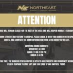 NEMCC to Reopen Feb. 2 After Weeklong Closure NEMCC will remain closed for the rest of the week and will reopen Monday, February 2