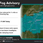 Freezing Fog Advisory in Effect in Memphis Through 11 a.m. Photos from US National Weather Service Memphis Tennessee's post