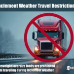 Mississippi advises against oversize loads during winter weather 📢 REMINDER: Overweight/oversize loads are PROHIBITED from traveling during inclement weather like wh