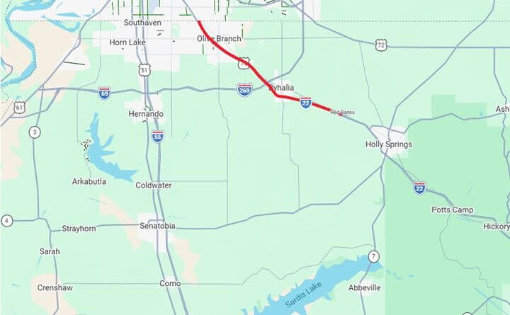 INTERSTATE UPDATE - 2:45 p.m