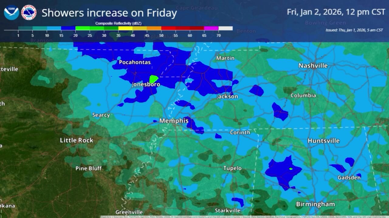 Rain Expected in Tippah County Friday as Cold Front Approaches, Local ...
