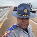 Mississippi Highway Patrol urges caution after Lt. Stewart spotted on wet road Looks like Lt