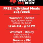 Operation BBQ Relief Provides Free Meals in Ripley 🍖 Operation BBQ Relief is in Ripley!