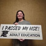 NEMCC Adult Education student Harrison Dewitt earns high school equivalency diploma Congratulations to Harrison Dewitt, NEMCC Adult Education student at Booneville, on earning his High