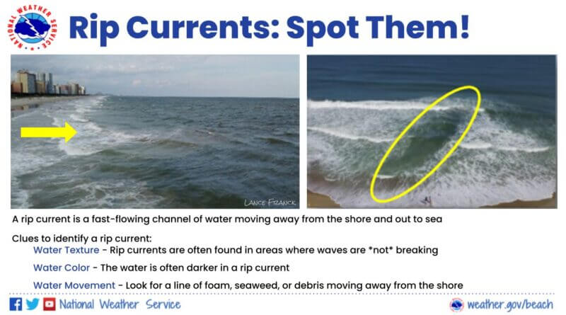 Rip-current awareness campaign warns spring-break beachgoers #RipCurrentAwarenessWeek