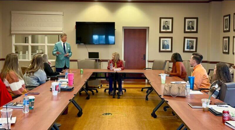 Guaranty Bank regional managers visit campus, meet with President Ford We were honored to host the Guaranty Bank Northeast Regional Branch Manager Meeting on campus today!