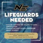 NEMCC seeks student lifeguards NEMCC is looking for responsible, motivated students to join our team as lifeguards!
