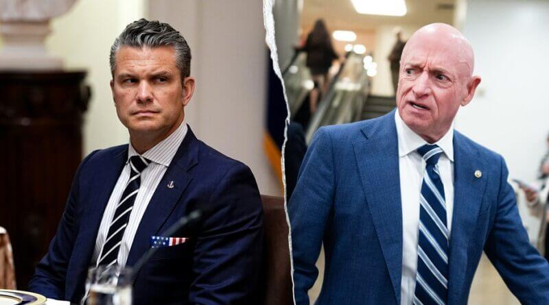 Justice Department appeals ruling blocking punishment of Sen. Mark Kelly Hegseth appeals ruling blocking punishment of Dem senator over ‘illegal orders’ video