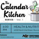 Calendar Kitchen to host Food With the First Lady event March 19 Join us for The Calendar Kitchen Food with the First Lady on March 19, at 6:00 p.m