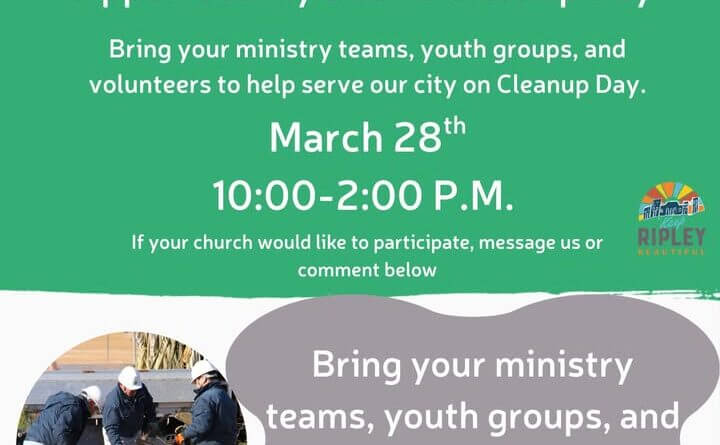 Organizers seek church volunteers for Tippah County debris cleanup 💚 Churches of Tippah County — We Need Your Help!
