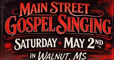 Walnut to host Main Street Gospel Singing on May 2 Walnut to host Main Street Gospel Singing on May 2