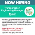 MDOT seeks manager for southern District 7 transportation projects Want to work on projects you can see from a satellite?