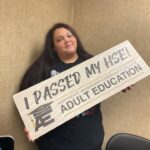Booneville student earns high school equivalency diploma, NEMCC program says Congratulations to NEMCC AE at Booneville student, Breanna Oswalt, for earning her High School Equiv