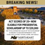 Northeast expands Presidential Scholarship for high-achieving students Big opportunities just got even bigger at Northeast!