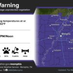 Freeze Warning in effect through noon today, NWS Memphis says Photos from US National Weather Service Memphis Tennessee's post
