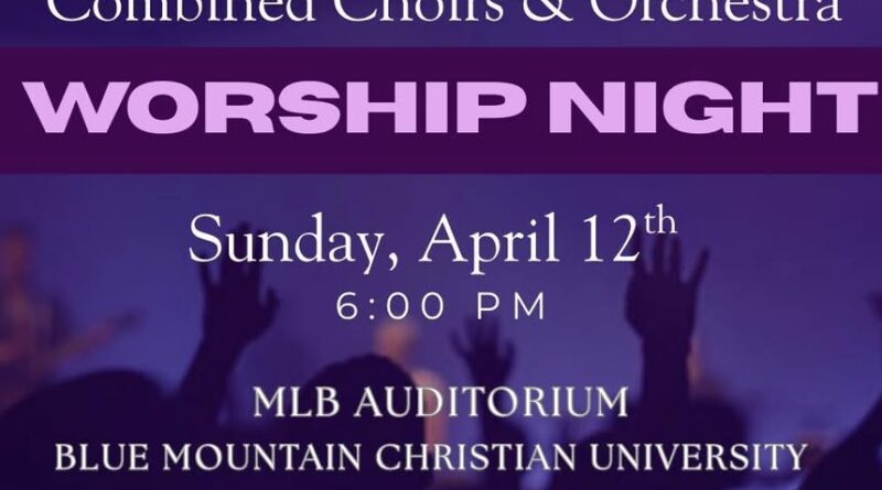 North Mississippi Combined Choirs & Orchestra to host worship night April 12 You are cordially invited to a night of worship with North Mississippi Combined Choirs & Orchestra o
