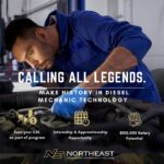 Northeast offers hands-on diesel program for trucks and heavy equipment Ready to power your future?