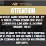 Booneville crews to clear debris on North College Street Tuesday Heads up, Tigers!