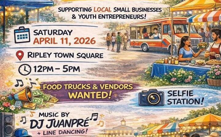 Pop-Up at the Square Spring Social set for April 11 in Ripley We love seeing great things happening in our community!