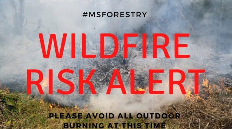 NWS Warns of Elevated Fire Danger in Mississippi; Several Counties Under Burn Bans The National Weather Service in Jackson has issued an elevated fire danger risk for Saturday