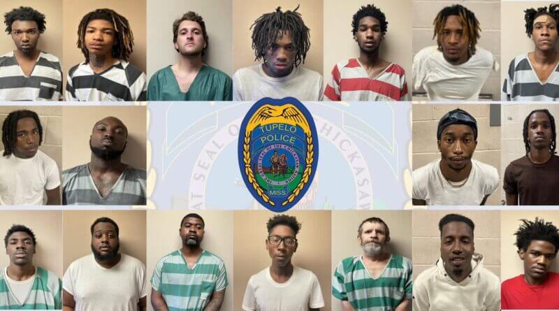 Tupelo Police Report 27 Arrests in Gun-Related Cases Standing Strong Against Gun Crime in Tupelo