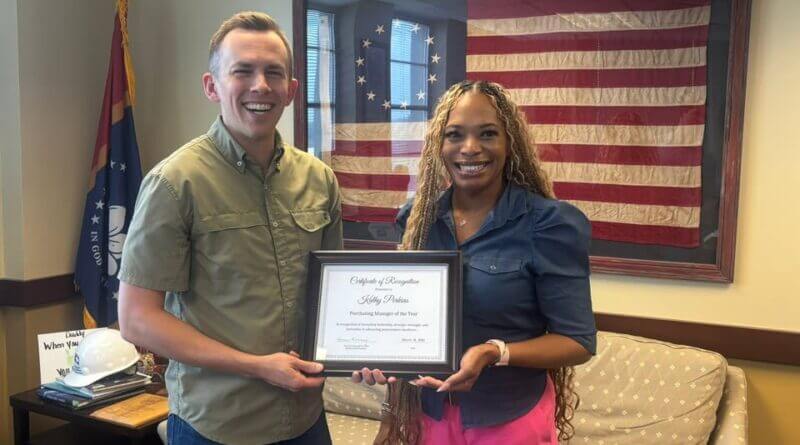 Mississippi auditor says agencies paid about $5,800 apiece for TV screens, names purchasing manager of year Photos from Mississippi Office of the State Auditor's post