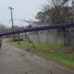 Strong winds topple trees, cut power in Byram Strong winds cause damage in Byram